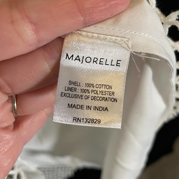 MAJORELLE White and Silver Star Mini Dress - Picture 5 of 7